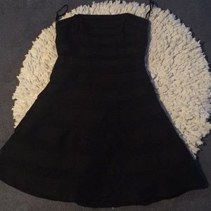 White and black market dress size 10.